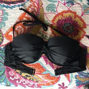 Black bikini top